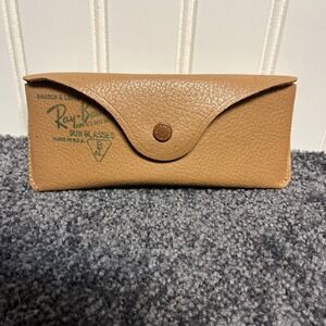 Vintage Ray-Ban Bausch & Lomb Brown Leather Sunglasses - Case Only‎ - Super Rare